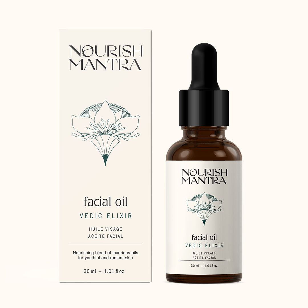 Vedic Elixir 8-in-1 Rejuvenating Facial Oil – Nourish Mantra