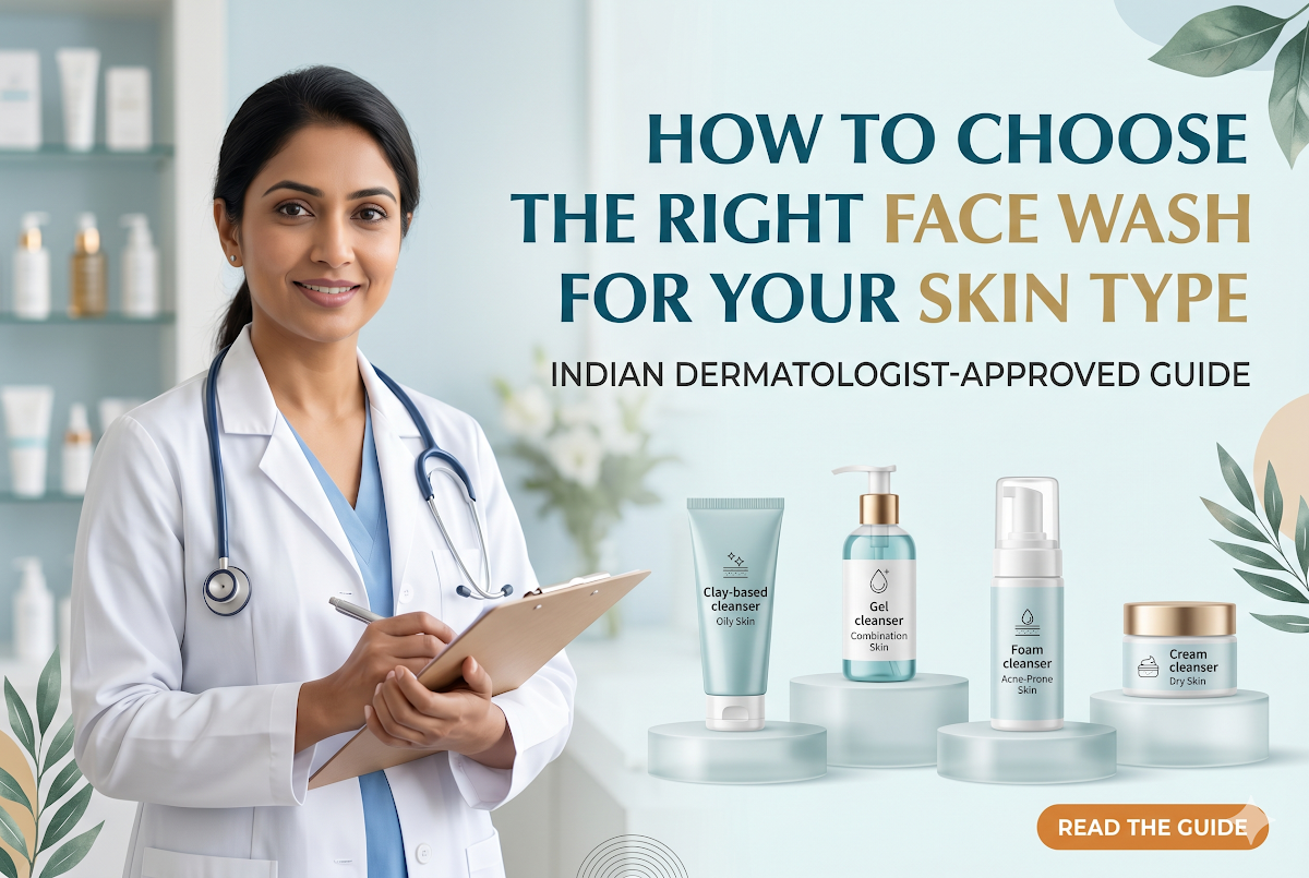 how to choose face wash for skin type