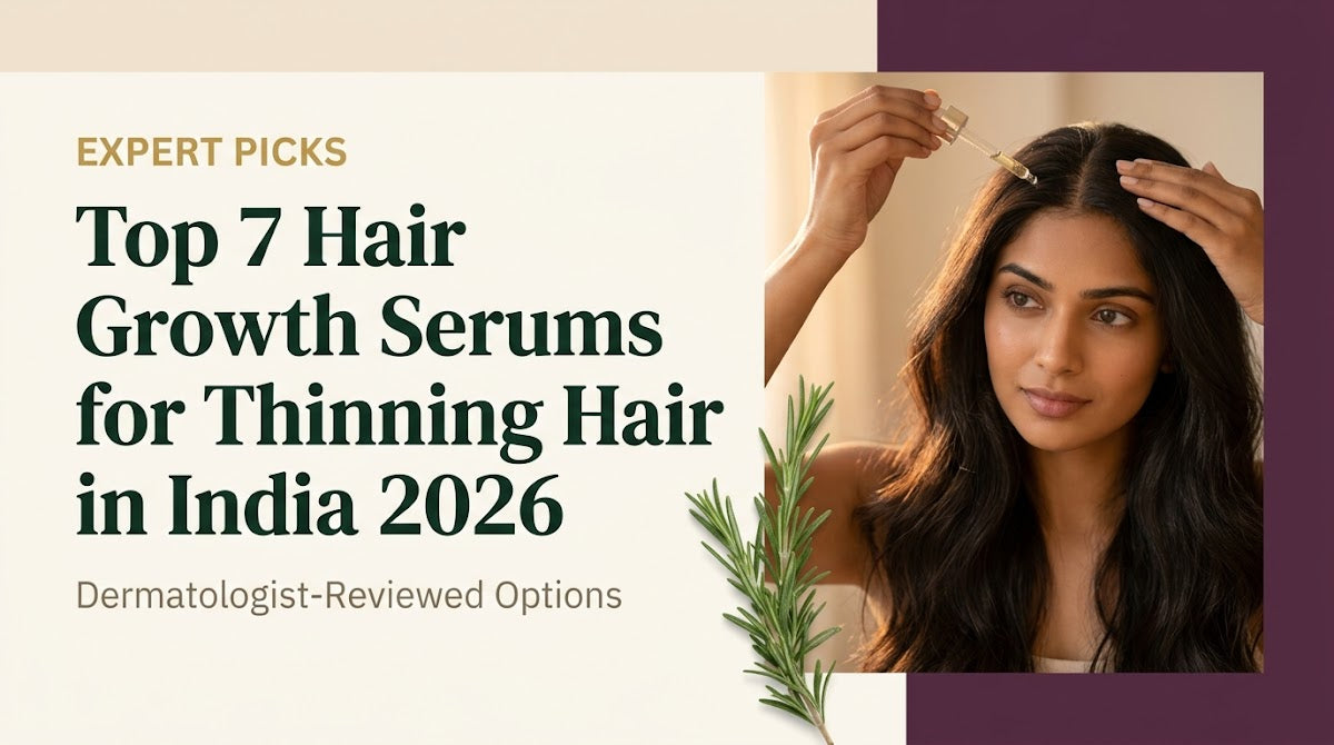 Top 7 Hair Growth Serums for Thinning Hair in India 2026: Dermatologist-Reviewed Options