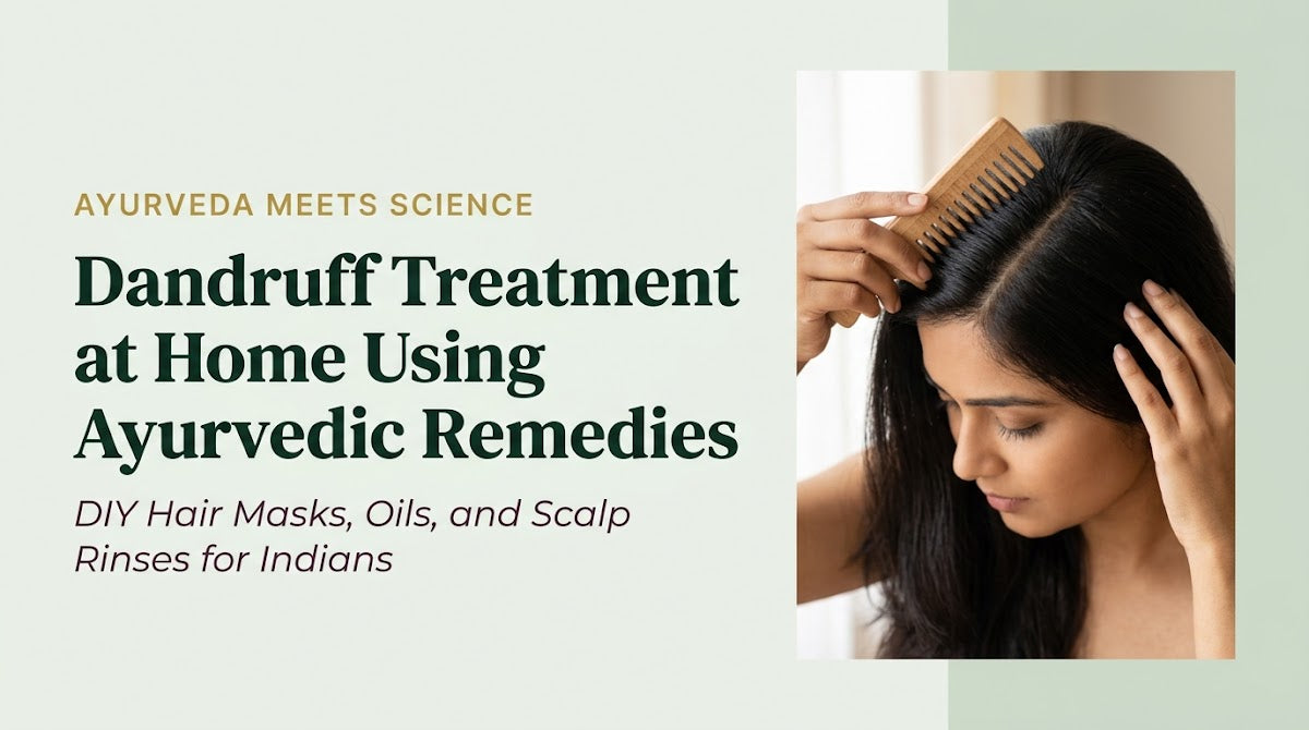 Dandruff Treatment at Home Using Ayurvedic Remedies: DIY Hair Masks, Oils, and Scalp Rinses for Indians
