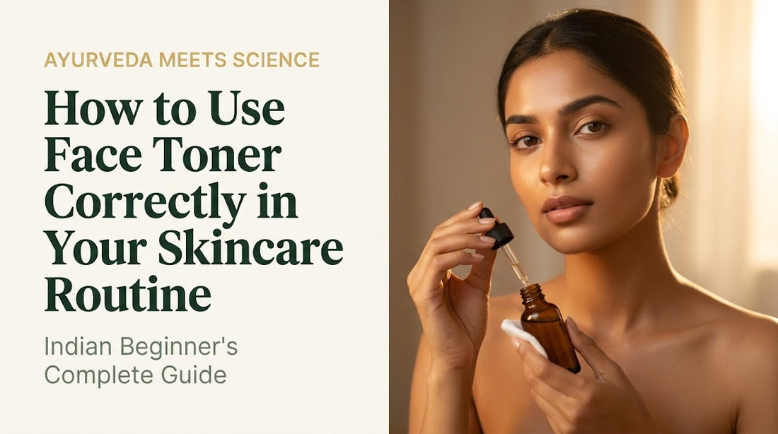 how to use face toner correctly