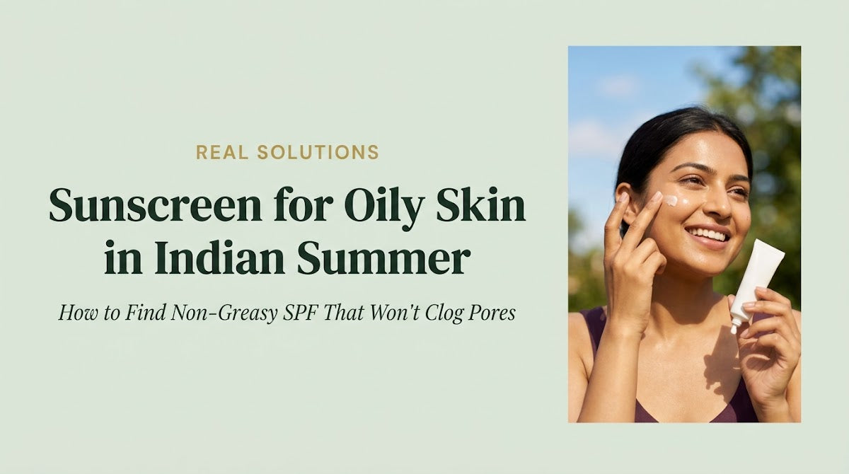 Sunscreen for Oily Skin in Indian Summer: How to Find Non-Greasy SPF That Won't Clog Pores