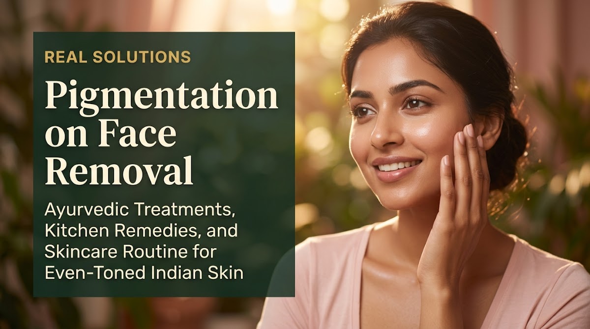 Pigmentation on Face Removal: Ayurvedic Treatments, Kitchen Remedies, and Skincare Routine for Even-Toned Indian Skin