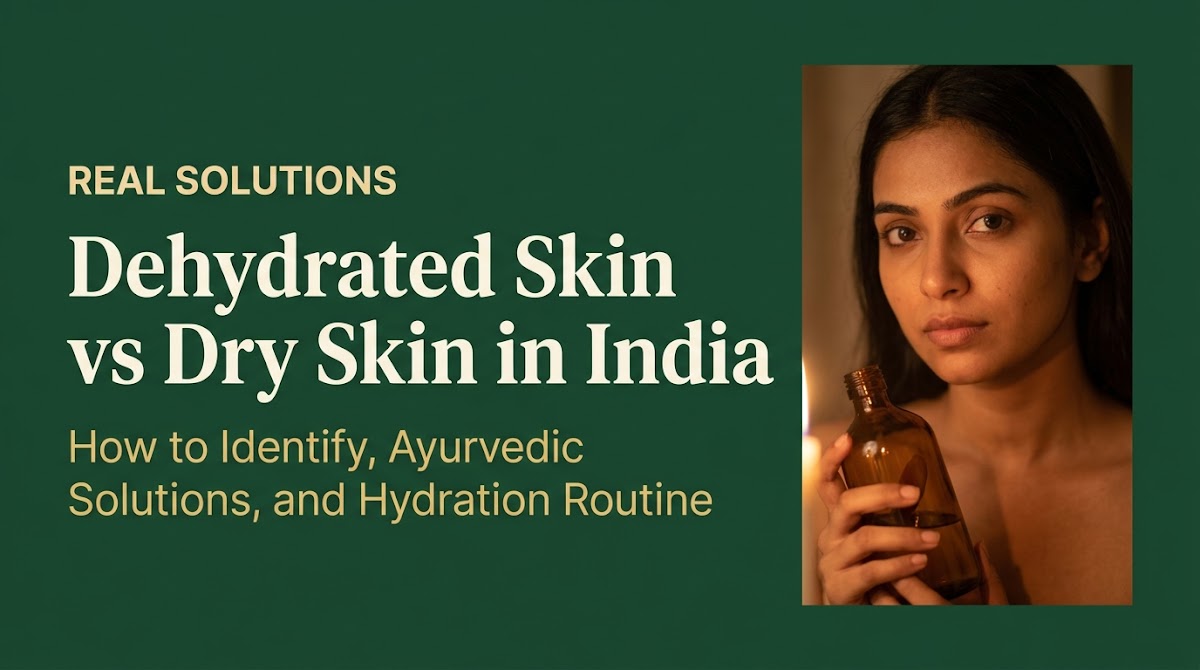 dehydrated skin vs dry skin India