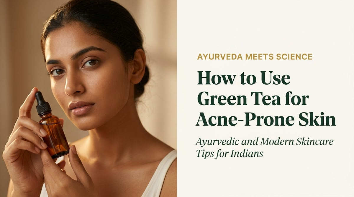 green tea for acne-prone skin