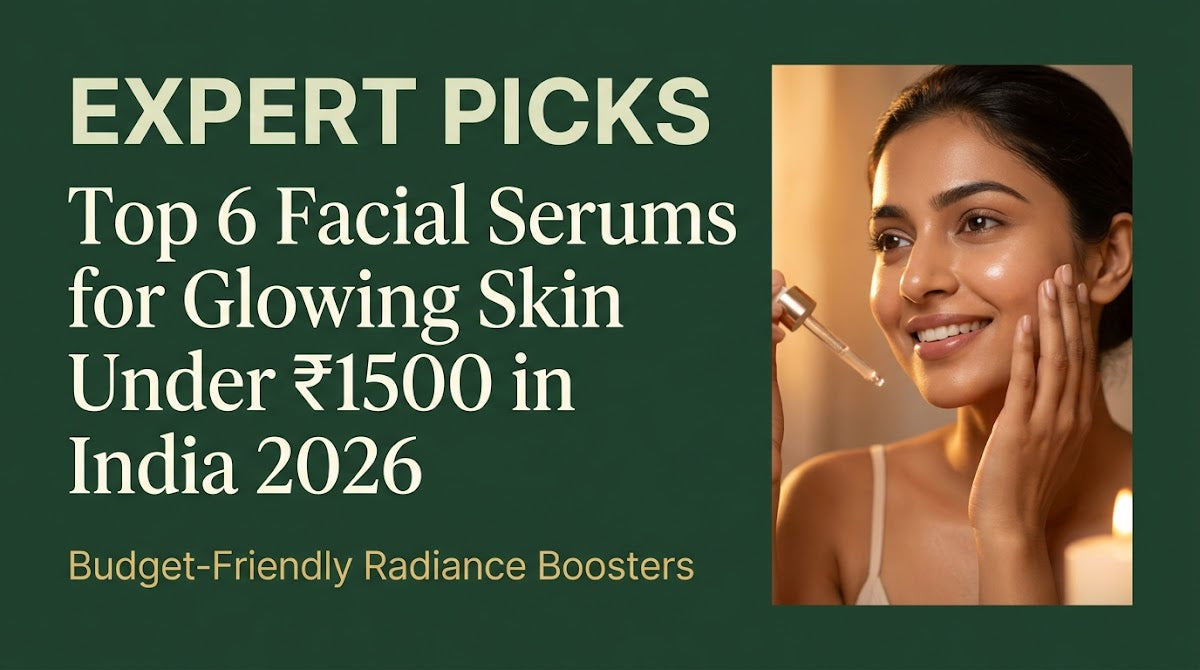 Top 6 Facial Serums for Glowing Skin Under ₹1500 in India 2026: Budget-Friendly Radiance Boosters