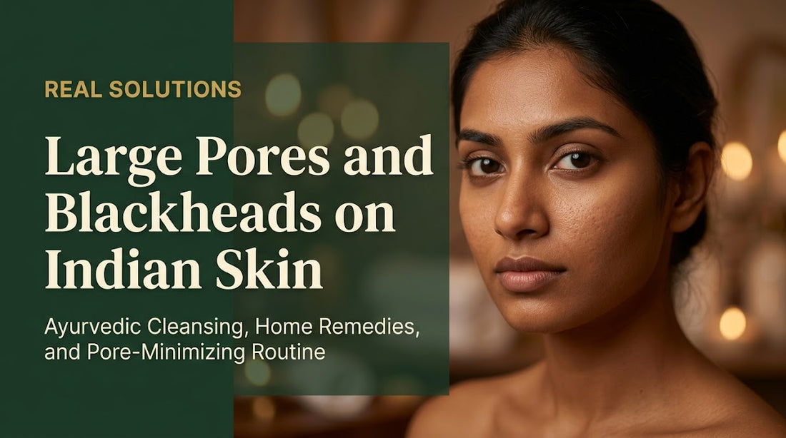 large pores blackheads Indian skin