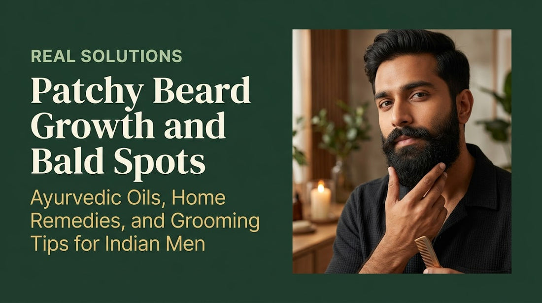 Patchy Beard Growth and Bald Spots: Ayurvedic Oils, Home Remedies, and Grooming Tips for Indian Men