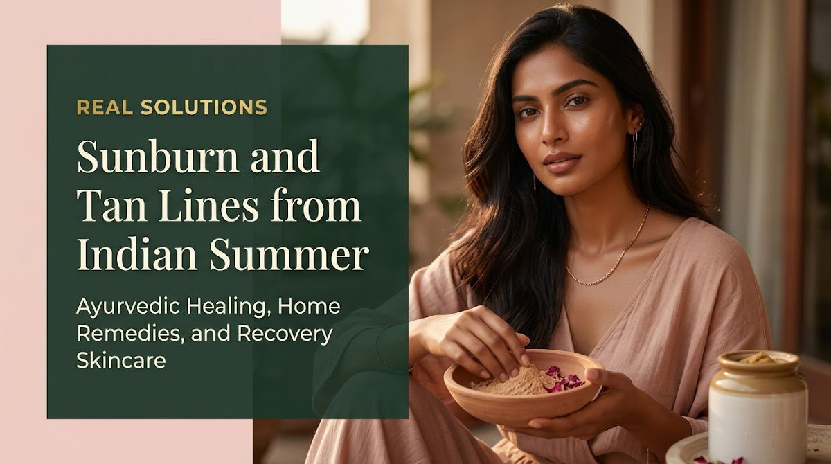 Sunburn and Tan Lines from Indian Summer: Ayurvedic Healing, Home Remedies, and Recovery Skincare