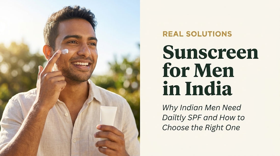 Sunscreen for Men in India: Why Indian Men Need Daily SPF and How to Choose the Right One