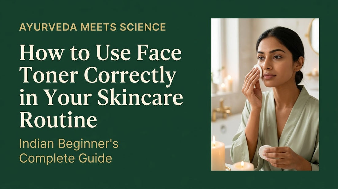 How to Use Face Toner Correctly in Your Skincare Routine: Indian Beginner's Complete Guide