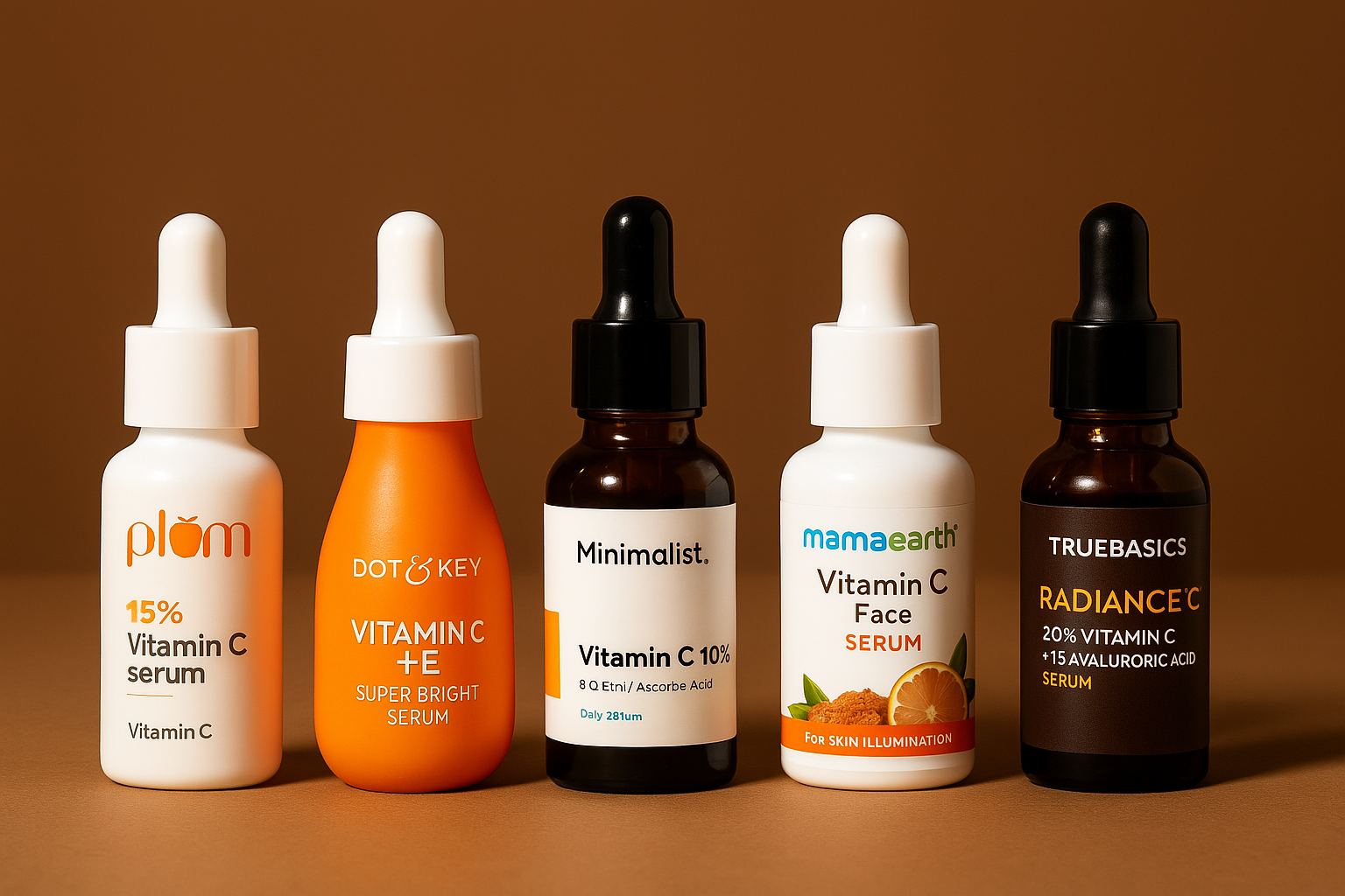 Vitamin C Face Serum Collection Including Plum Vitamin C Serum