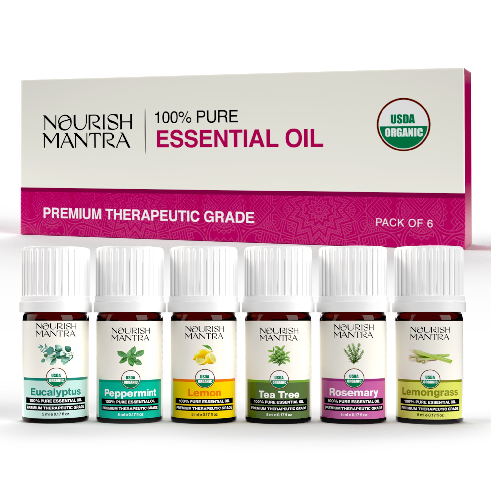 Pack of 6 Essential Oils