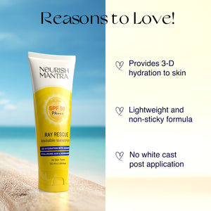 Ray Rescue Invisible Sunscreen spf 50 30ml