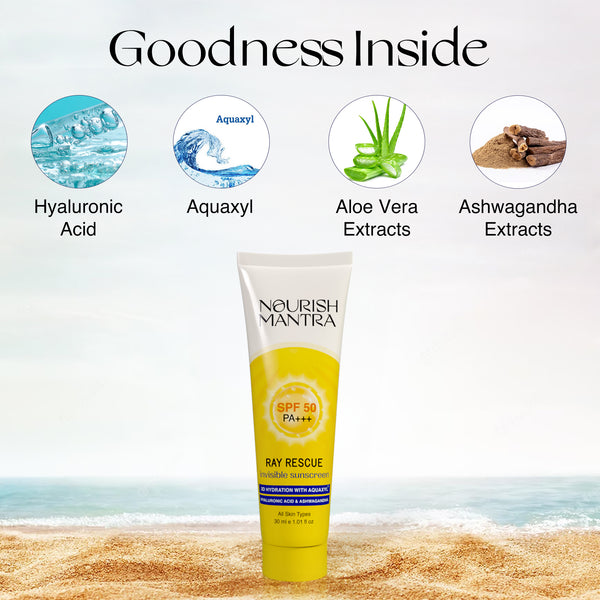 Ray Rescue Invisible Sunscreen spf 50 30ml
