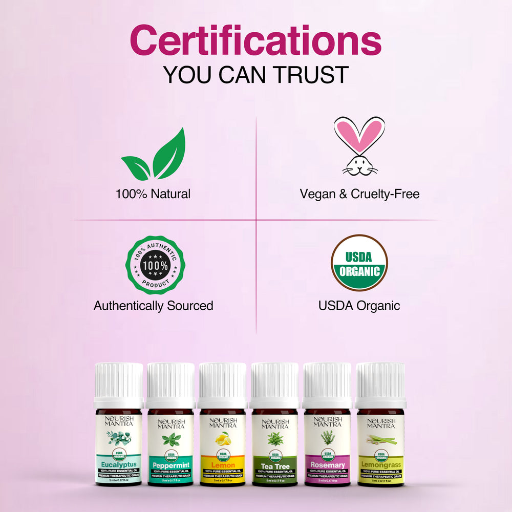 Pack of 6 Essential Oils