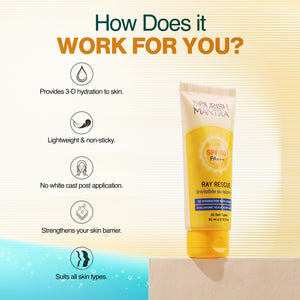 Ray Rescue Invisible Sunscreen Lotion SPF 50