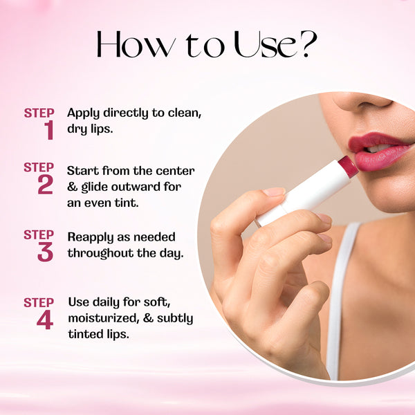 Beetroot Tinted Lip Balm with SPF 20