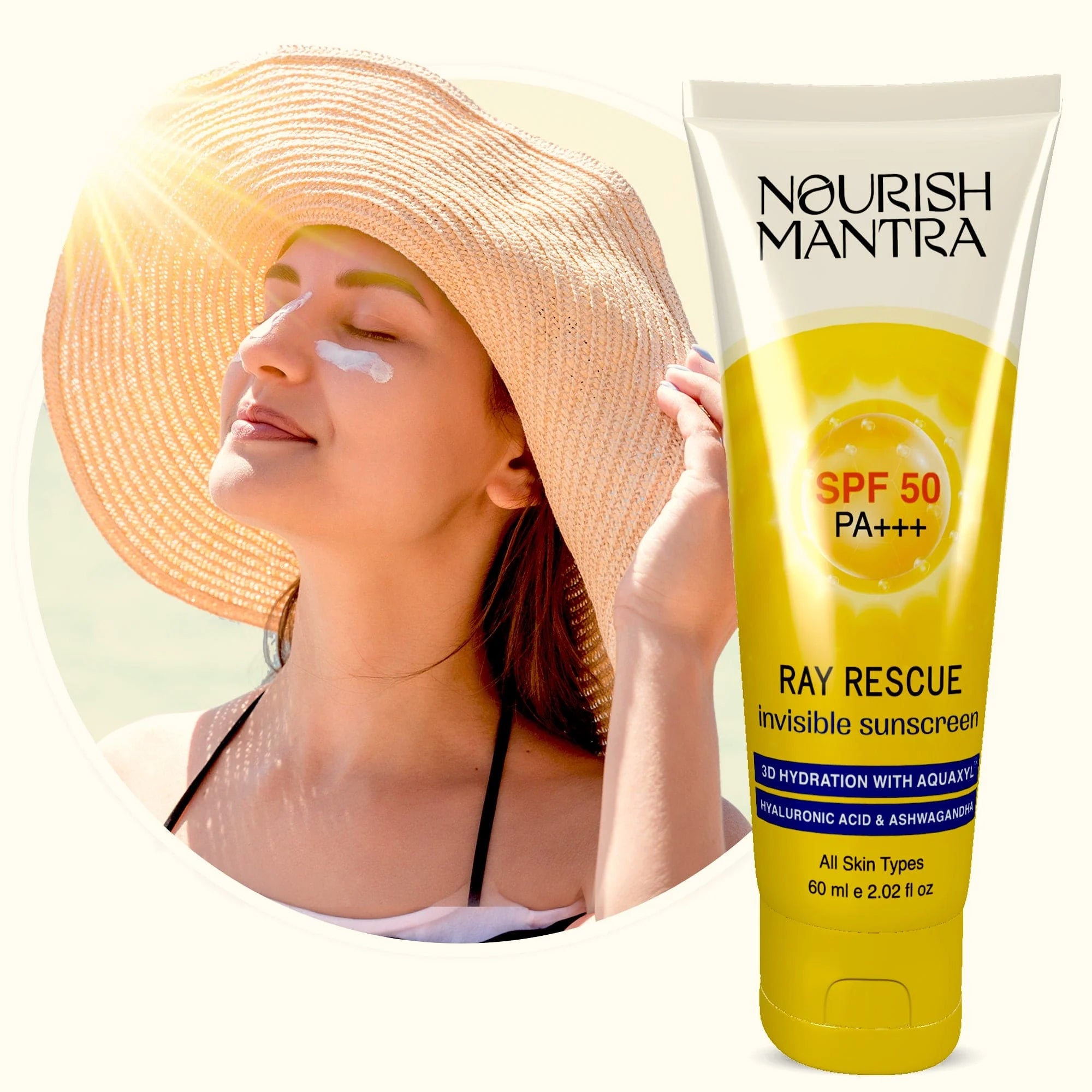 Sunblock Lotion SPF 50 Nourish Mantra