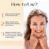 how to use spf 50 sunscreen