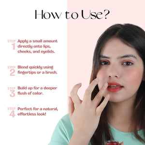 3 In 1 Lip, Cheek, & Eye Tint