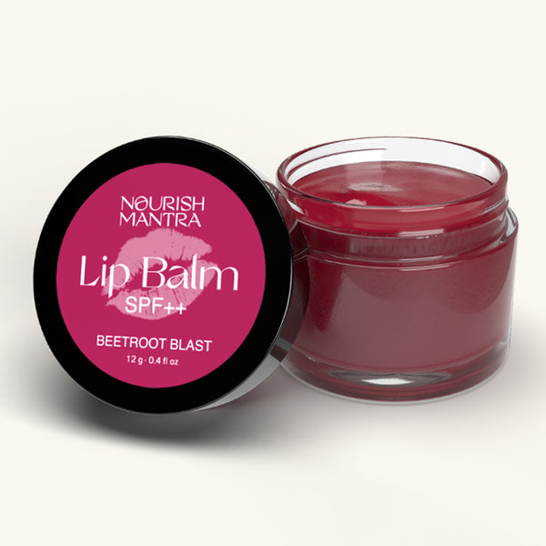 Beetroot Lip Balm for Dry Lips With SPF++