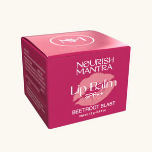 Beetroot Lip Balm for Dry Lips With SPF++