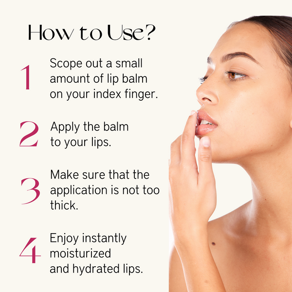 Beetroot Lip Balm for Dry Lips With SPF++