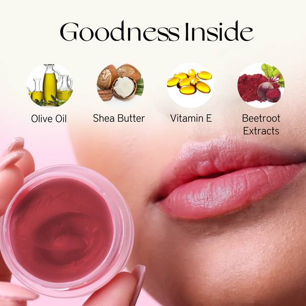 Beetroot Lip Balm for Dry Lips With SPF++